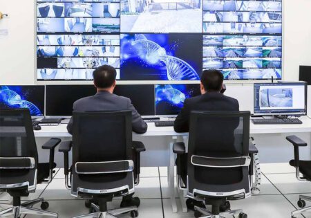 کف کاذب سالن مانیتورینگ