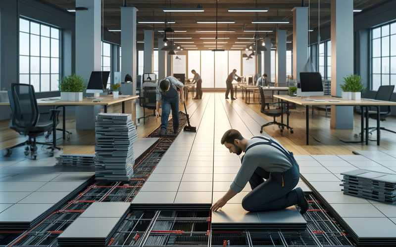 کف کاذب و معرفی بهترین کف های کاذب با لیست قیمت و خرید کف کاذب و بررسی هزینه نصب انواع کف کاذب در آروست با مشاوره رایگان و سفارش آنلاین - قابلیت نصب و نگهداری آسان