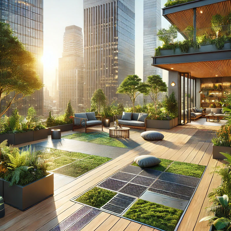 کف کاذب روف گاردن و معرفی انواع کف کاذب روف گاردن و پشت بام مرغوب آروست و کفپوش چوبی کاذب برای فضای باز با مشاوره رایگان و سفارش آنلاین - چرا کف کاذب آروست بهترین گزینه برای روف گاردن است؟