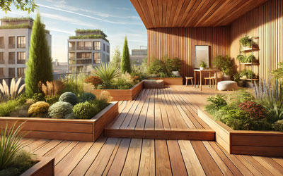 کف کاذب روف گاردن و معرفی انواع کف کاذب روف گاردن و پشت بام مرغوب آروست و کفپوش چوبی کاذب برای فضای باز با مشاوره رایگان و سفارش آنلاین - کف کاذب چوبی